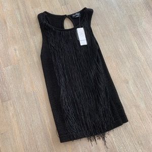 NWT Bebe Fringe Top